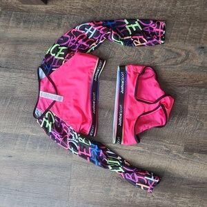 Justice 2 piece swim suit
